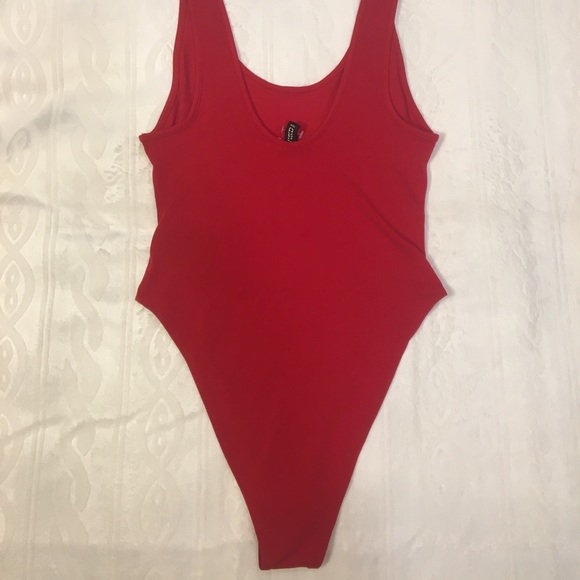 H&M USA Baywatch Inspired High-Leg Bodysuit - Picture 2 of 3